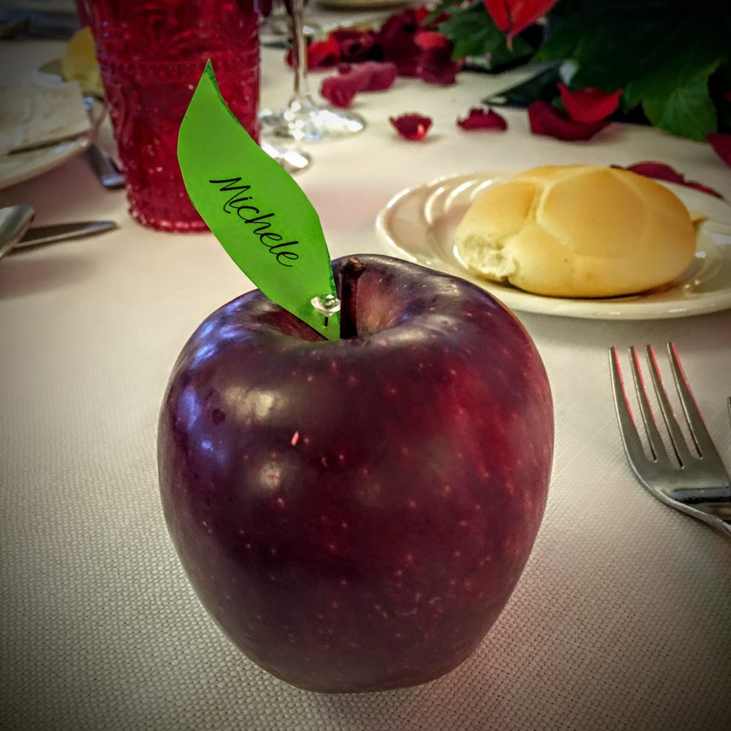 allestimento pranzo di matrimonio atmosfera il tempo delle mele