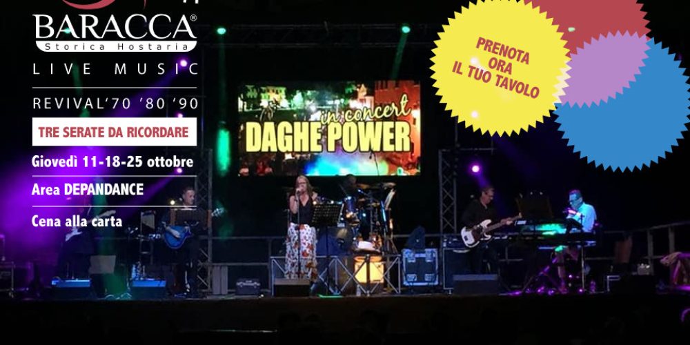 Musica live con i Daghe Power!